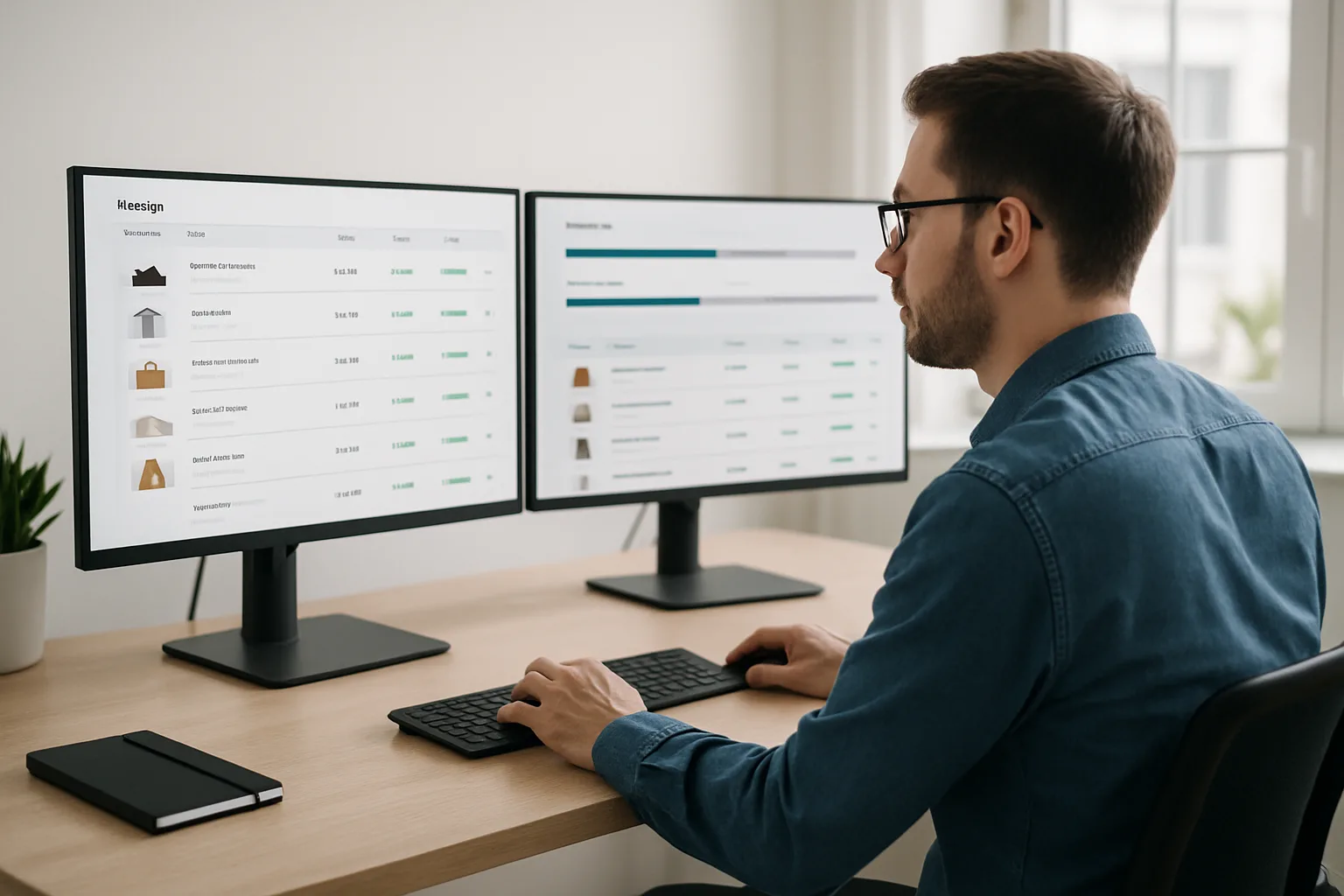 Développeur PrestaShop travaillant sur un projet de migration de boutique en ligne